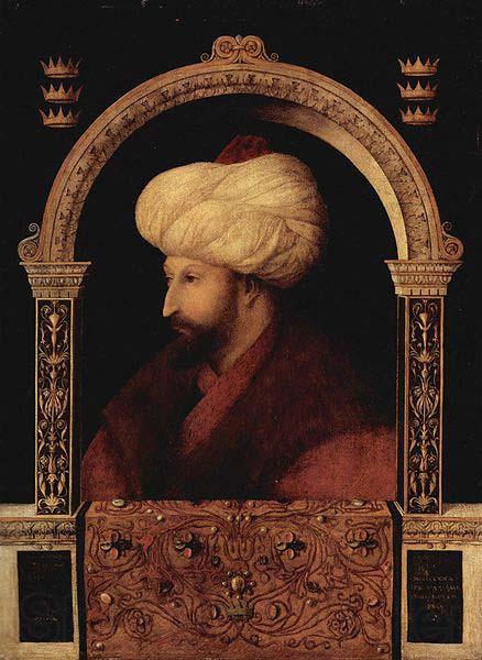 Gentile Bellini Sultan Mehmed II France oil painting art